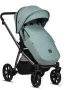 Tutis Carucior 2 in 1 Mio 3+ Turquoise 243 din piele sezut reversibil amortizoare duble maner reglabil accesorii incluse