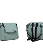 Tutis Carucior 2 in 1 Mio 3+ Turquoise 243 din piele sezut reversibil amortizoare duble maner reglabil accesorii incluse
