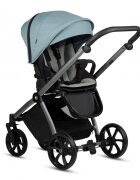 Tutis Carucior 2 in 1 Mio 3+ Turquoise 243 din piele sezut reversibil amortizoare duble maner reglabil accesorii incluse