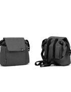 Tutis Carucior 2 in 1 Mio Plus Graphite sezut reversibil spatar reglabil roti cu blocare bara detasabila accesorii incluse
