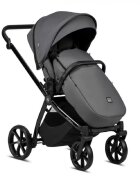Tutis Carucior 2 in 1 Mio Plus Graphite sezut reversibil spatar reglabil roti cu blocare bara detasabila accesorii incluse