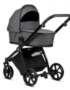 Tutis Carucior 2 in 1 Mio Plus Graphite sezut reversibil spatar reglabil roti cu blocare bara detasabila accesorii incluse