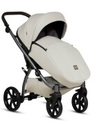 Tutis Carucior 2 in 1 Uno 5+ Black Sesame 168 din piele ecologica sezut reversibil spatar reglabil roti cu blocare bara detasabila accesorii incluse