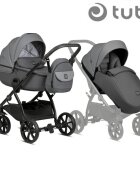 Tutis Carucior 2 in 1 Uno 5+ Grey 022 sezut reversibil spatar reglabil roti cu blocare bara detasabila accesorii incluse