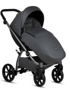 Tutis Carucior 2 in 1 Uno 5+ Licorice 166 din piele ecologica sezut reversibil spatar reglabil roti cu blocare bara detasabila accesorii incluse