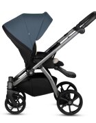 Tutis Carucior 2 in 1 Uno 5+ Marine 160 sezut reversibil spatar reglabil roti cu blocare bara detasabila accesorii incluse