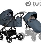 Tutis Carucior 2 in 1 Uno 5+ Marine 160 sezut reversibil spatar reglabil roti cu blocare bara detasabila accesorii incluse