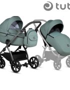 Tutis Carucior 2 in 1 Uno 5+ Menta 143 sezut reversibil spatar reglabil roti cu blocare bara detasabila accesorii incluse