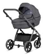 Tutis Carucior 2 in 1 Uno 6+ Antracite 169 sezut reversibil spatar reglabil cadru din aluminiu amortizoare roti cu blocare greutate admisa 22 kg