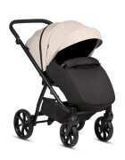 Tutis Carucior 2 in 1 Uno 6+ Beige 180 sezut reversibil spatar reglabil cadru din aluminiu amortizoare roti cu blocare greutate admisa 22 kg