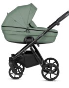 Tutis Carucior 2 in 1 Uno 6+ Dark Ivy 130 sezut reversibil spatar reglabil cadru din aluminiu amortizoare roti cu blocare greutate admisa 22 kg