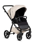 Tutis Carucior 2 in 1 Uno 6+ Latte 151 din piele sezut reversibil spatar reglabil cadru din aluminiu amortizoare roti cu blocare greutate admisa 22 kg