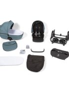 Tutis Carucior 2 in 1 Uno 6+ Menta 143 sezut reversibil spatar reglabil cadru din aluminiu amortizoare roti cu blocare greutate admisa 22 kg
