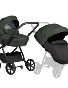 Tutis Carucior 2 in 1 Uno 6+ Pistaccio 144 sezut reversibil spatar reglabil cadru din aluminiu amortizoare roti cu blocare greutate admisa 22 kg