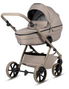 Tutis Carucior 2 in 1 Uno 6+ Taupe 172 sezut reversibil spatar reglabil cadru din aluminiu amortizoare roti cu blocare greutate admisa 22 kg