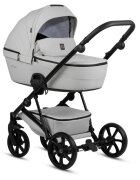 Tutis Carucior 2 in 1 Viva 5+ Cloud 085 din piele ecologica sezut reversibil spatar reglabil roti cu blocare bara detasabila accesorii incluse