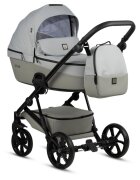 Tutis Carucior 2 in 1 Viva 5+ Crystal 058 din piele ecologica sezut reversibil spatar reglabil roti cu blocare bara detasabila accesorii incluse