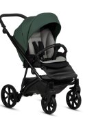 Tutis Carucior 2 in 1 Viva 5+ Emerald 064 din piele ecologica sezut reversibil spatar reglabil roti cu blocare bara detasabila accesorii incluse