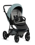 Tutis Carucior 2 in 1 Viva 5+ Turquoise 063 din piele ecologica sezut reversibil spatar reglabil roti cu blocare bara detasabila accesorii incluse