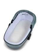 Tutis Carucior 2 in 1 Viva 5+ Turquoise 063 din piele ecologica sezut reversibil spatar reglabil roti cu blocare bara detasabila accesorii incluse