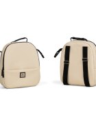 Tutis Carucior 2 in 1 Viva 5+ Vanila 086 din piele ecologica sezut reversibil spatar reglabil roti cu blocare bara detasabila accesorii incluse