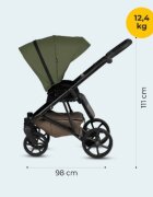 Tutis Carucior 2 in 1 Viva 6+ Leather 086 Vanilie cu suspensie accesorii incluse greutate admisa 22 kg