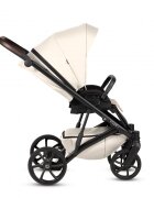 Tutis Carucior 2 in 1 Viva 6+ Leather 086 Vanilie cu suspensie accesorii incluse greutate admisa 22 kg