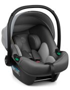 Tutis Scaun auto Elo Lux Grey 022 i-Size cu tetiera reglabila si captuseala din spuma cu memorie