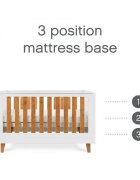 Tutti Bambini Patut evolutiv 3 in 1 Como White Rosewood