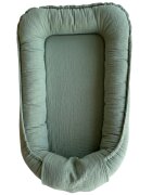 TWINDECO Baby Nest din muselina Menta