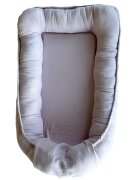 TWINDECO Baby Nest din muselina Roz antic