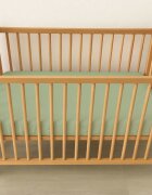TWINDECO Cearceaf 2 in 1 impermeabil din bumbac organic 120x60 cm Menta