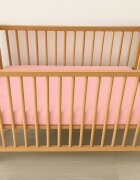 TWINDECO Cearceaf 2 in 1 impermeabil din bumbac organic 120x60 cm Roz