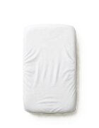 TWINDECO Cearceaf 2 in 1 impermeabil din bumbac organic 90x50 cm Alb