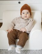 TWINDECO Fotoliu pentru copii Alb cu husa din catifea
