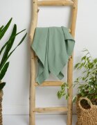 TWINDECO Paturica din muselina 120x100 cm Verde menta