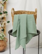 TWINDECO Paturica din muselina 120x100 cm Verde menta