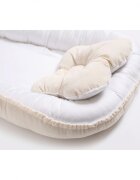 Twins Babynest pentru copii Velvet bej deschis