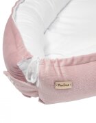 Twins Babynest pentru copii Velvet roz