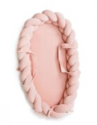 Twins Babynest Roz pentru copii cu laterale impletite