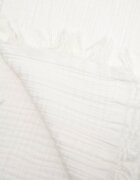 Twins Patura din muselina Brezzy cu 4 straturi 120x100 cm alb