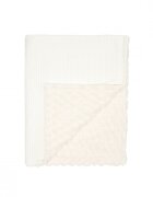Twins Patura din velur Cotton 3D Alb 100x80 cm