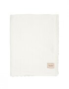 Twins Patura din velur Cotton 3D Alb 100x80 cm