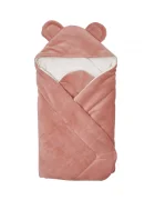 Twins Patura plic din velur Cotton roz