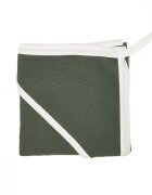 Twins Prosop din muselina 100x100 cm Verde