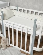 Twins Protectie laterala ivory impletita tip cosita cu 3 fire 200 cm
