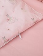 Twins Set de lenjerie de pat pentru copii Bambi 7 piese roz