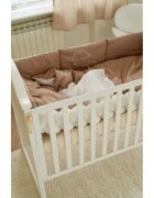 Twins Set de lenjerie din bumbac cu 7 piese pentru patut Fluffy Puffy
