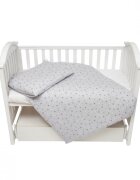 Twins Set de lenjerie din bumbac pentru patut cu 3 piese 120x60 cm