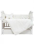 Twins Set de lenjerie pentru pat din bumbac cu 8 piese